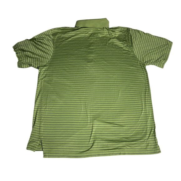 Fairway & Greene Golf Polo Men Masters Green Stripe Short Sleeve Shirt Large - Picture 3 of 8